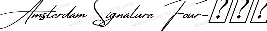 Amsterdam Signature Four字体转换